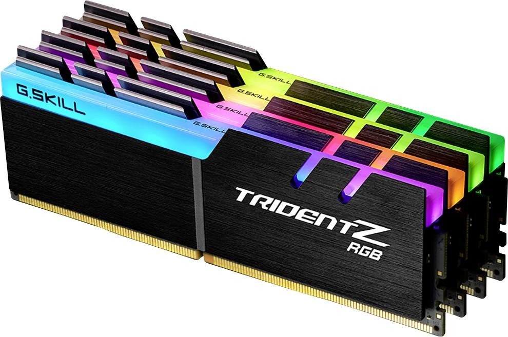 G.Skill Trident Z RGB Sada RAM pro PC DDR4 64 GB 4 x 16 GB  3200 MHz 288pin DIMM CL15-15-15-35 F4-3200C15Q-64GTZR