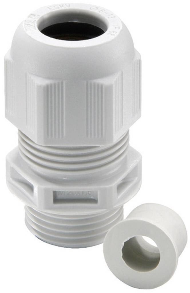 Wiska 10064976 kabelová průchodka M12 polyamid šedobílá (RAL 7035) 50 ks