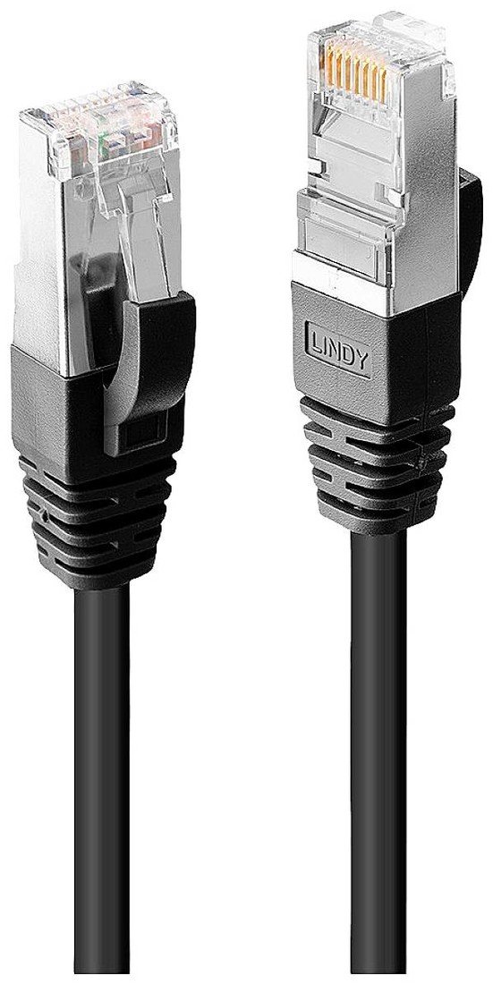 LINDY 45605 RJ45 síťové kabely, propojovací kabely CAT 6 S/STP 5.00 m černá  1 ks