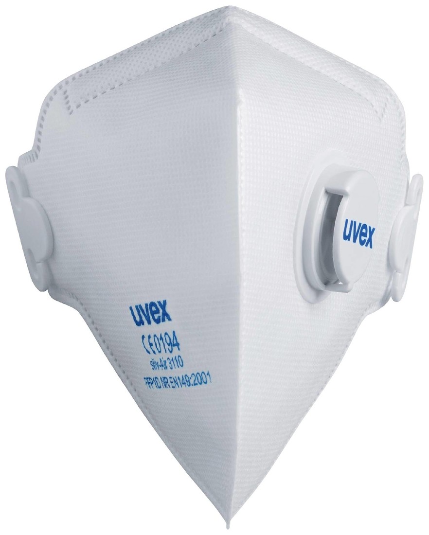 uvex uvex silv-Air class.3110 8753110 respirátor proti jemnému prachu, s ventilem FFP1 3 ks DIN EN 149:2001  plus  A1:2009