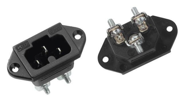 Bachmann 918.170 IEC zástrčka C13/C14  zástrčka Počet kontaktů: 2 10 A černá 1 ks