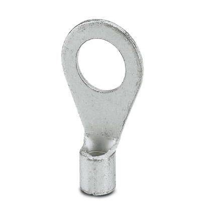 Phoenix Contact 3240086 kulaté kabelové oko Průřez (max.)=6 mm² Ø otvoru=8.4 mm bez izolace stříbrná 50 ks