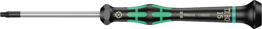 Wera 2067 pro elektroniku a jemnou mechaniku šroubovák Torx Velikost šroubováku TR 15 Délka dříku: 60 mm