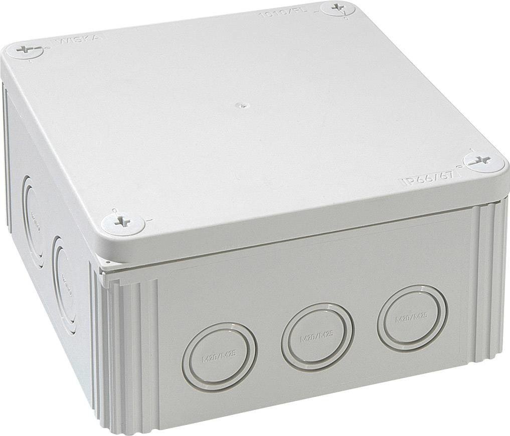 Wiska 10060705 rozbočovací krabice  (d x š x v) 140 x 140 x 82 mm šedobílá (RAL 7035) IP66 / IP67 1 ks