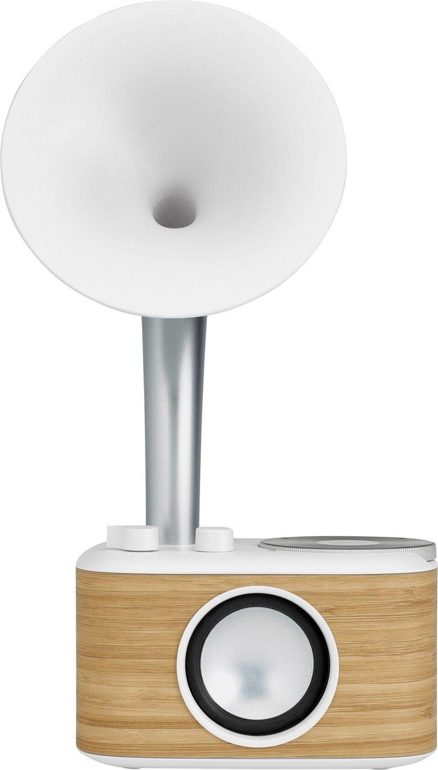 Sangean WR-45 White stolní rádio FM AUX, Bluetooth s akumulátorem bílá