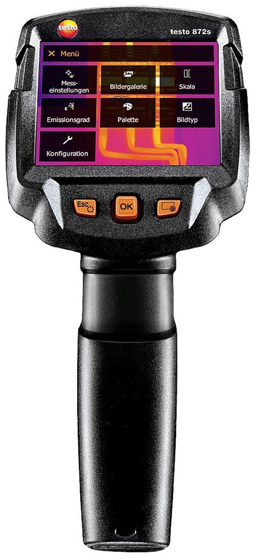 testo 872s termokamera  -30 do  plus 650 °C 320 x 240 Pixel 9 Hz