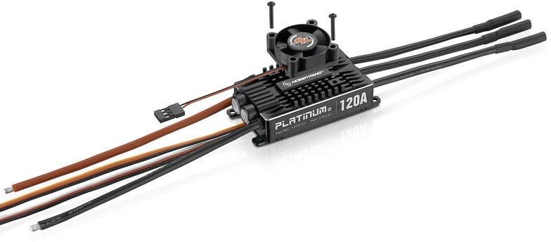 Hobbywing Platinum Pro 120A V4 Brushless letový regulátor pro model letadla Zatížitelnost (max. A): 150 A