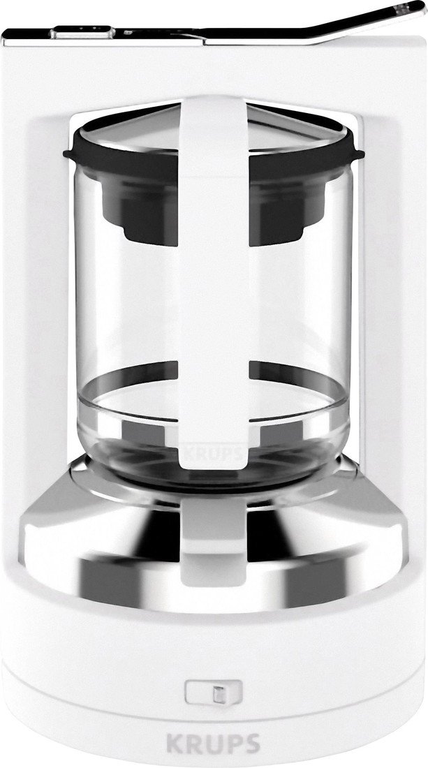 Krups KM468210 kávovar bílá  připraví šálků najednou=12 s tlakovým mechanizmem