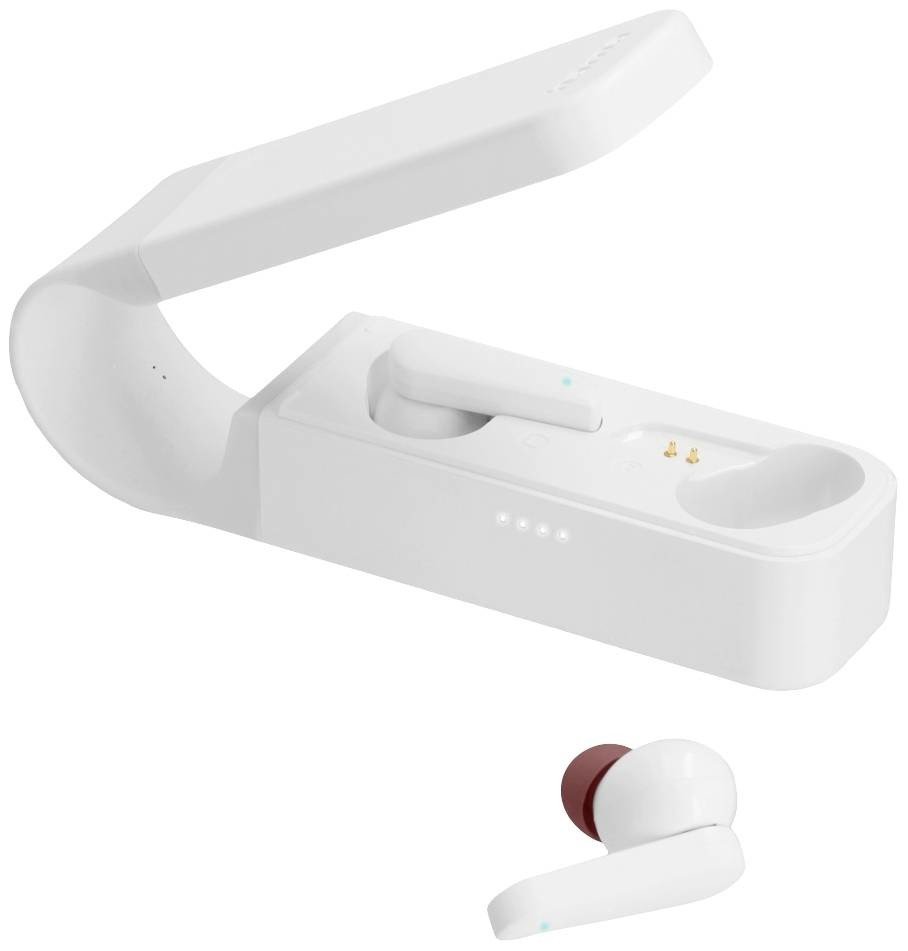 Hama Spirit Pocket Hi-Fi In Ear Headset Bluetooth® stereo bílá  Indikátor nabití, headset, Nabíjecí pouzdro, dotykové ovládání