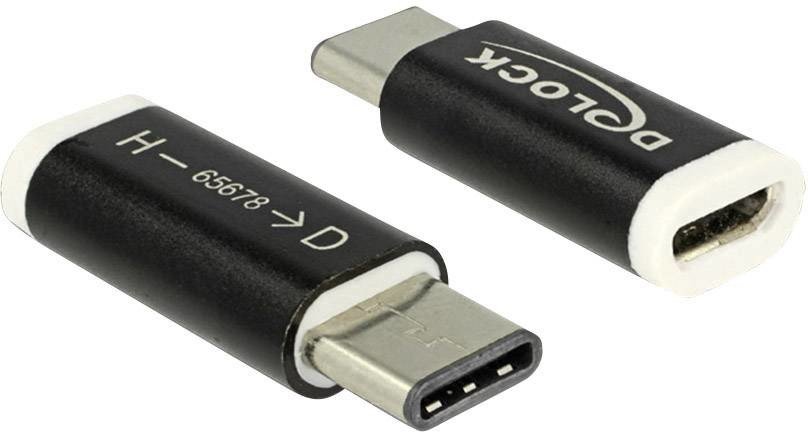 Delock USB 2.0 adaptér [1x USB-C® zástrčka - 1x micro USB 2.0 zásuvka B] 65678