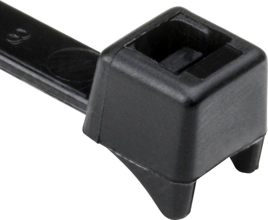 HellermannTyton 112-56019 CTT60R-PA66-BK stahovací pásky 205 mm 4.70 mm černá žárově stabilizované  100 ks