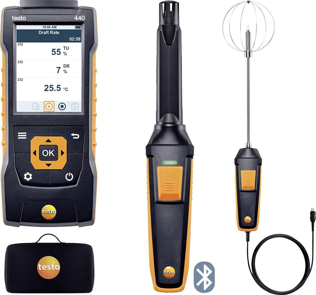 testo 440 Set anemometr 0 - 10000 ppm