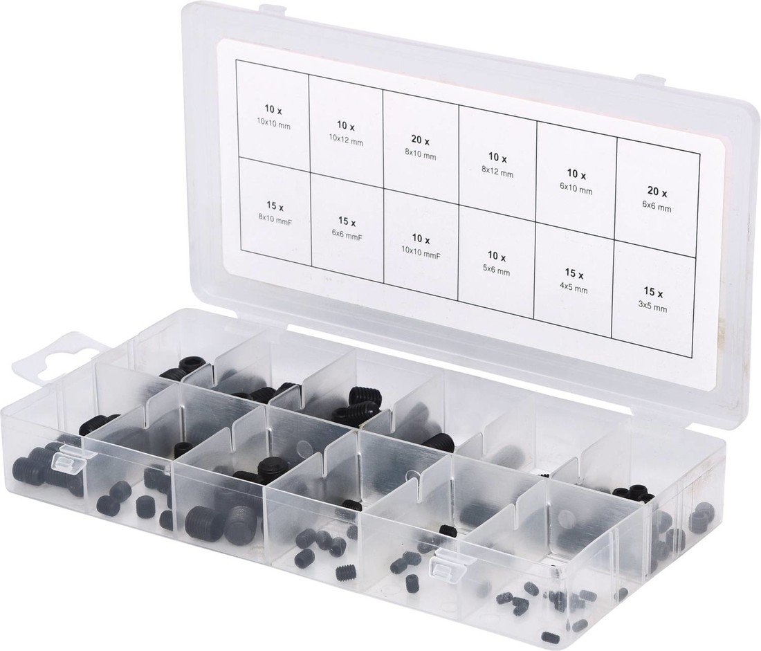 KS Tools  970.0400 stavěcí šrouby     160 díly