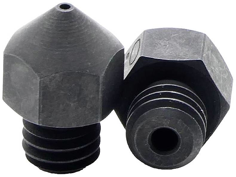 FabConstruct Nuzzle Hardened 0,3 mm Creality CR-10, MakerBot Replicator 2, série  Hardened Steel Nozzle MK8 RN35471