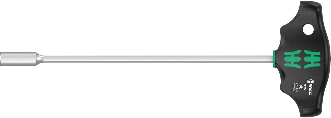 Wera 495  šroubovák s nástrčným klíčem Velikost klíče: 7 mm  Délka dříku: 230 mm