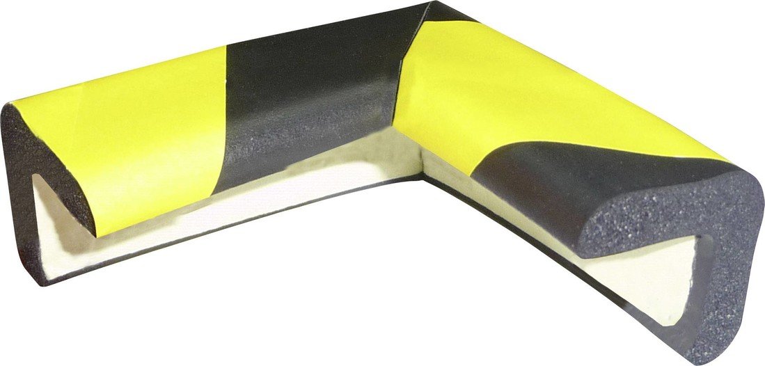VISO PU30NJ Ochranné pěnové černá, žlutá (d x š) 30 mm x 30 mm