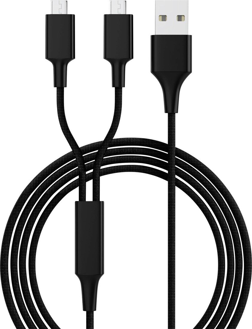 Smrter Nabíjecí kabel USB USB 2.0 USB-A zástrčka, USB Micro-B zástrčka 1.20 m černá  SMRTER_HYDRA_DUO_M_BK