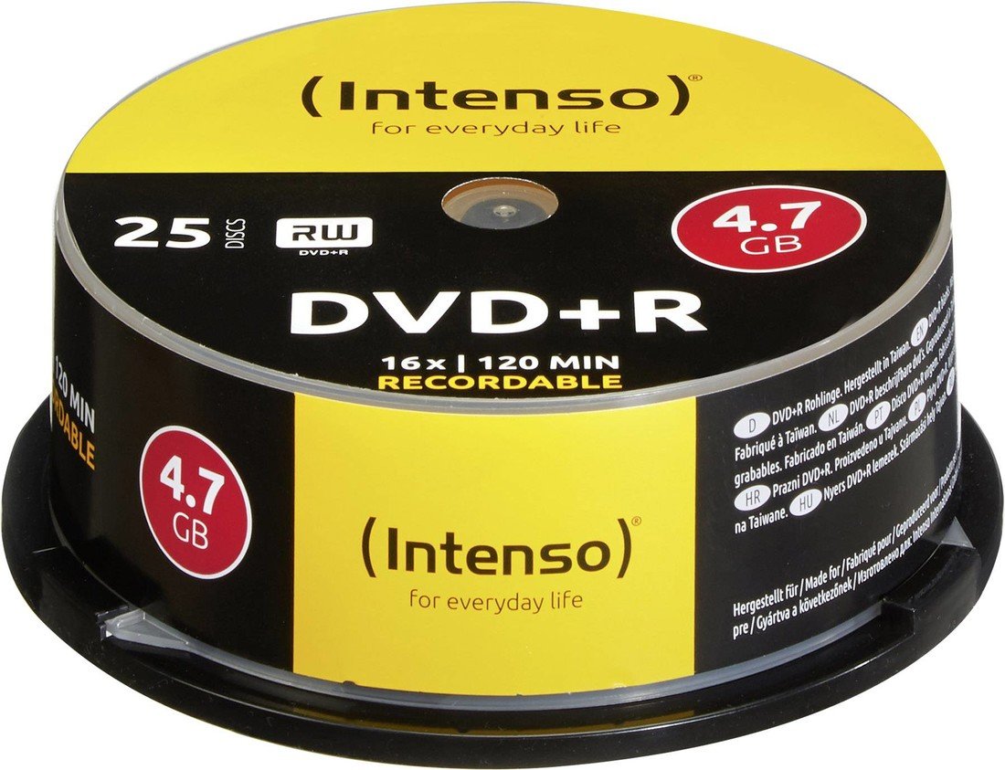 Intenso 4111154 DVD plus R 4.7 GB 25 ks vřeteno