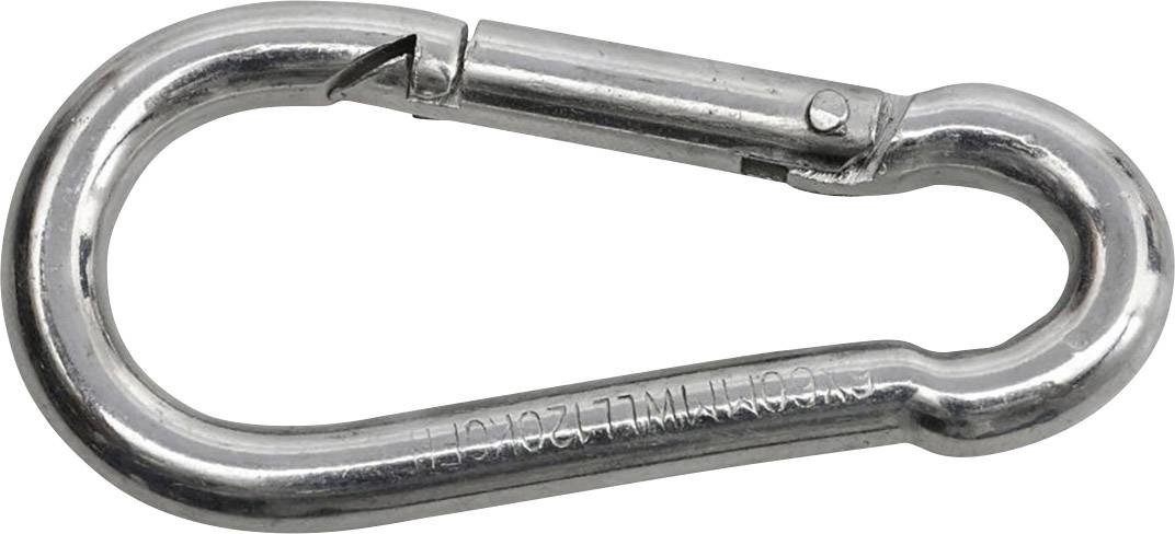 SWG 680 154 801 80 Hák pro zavěšení požární karbinu, galvanicky pozinkovaná ocel (d x š) 100 mm x 10 mm