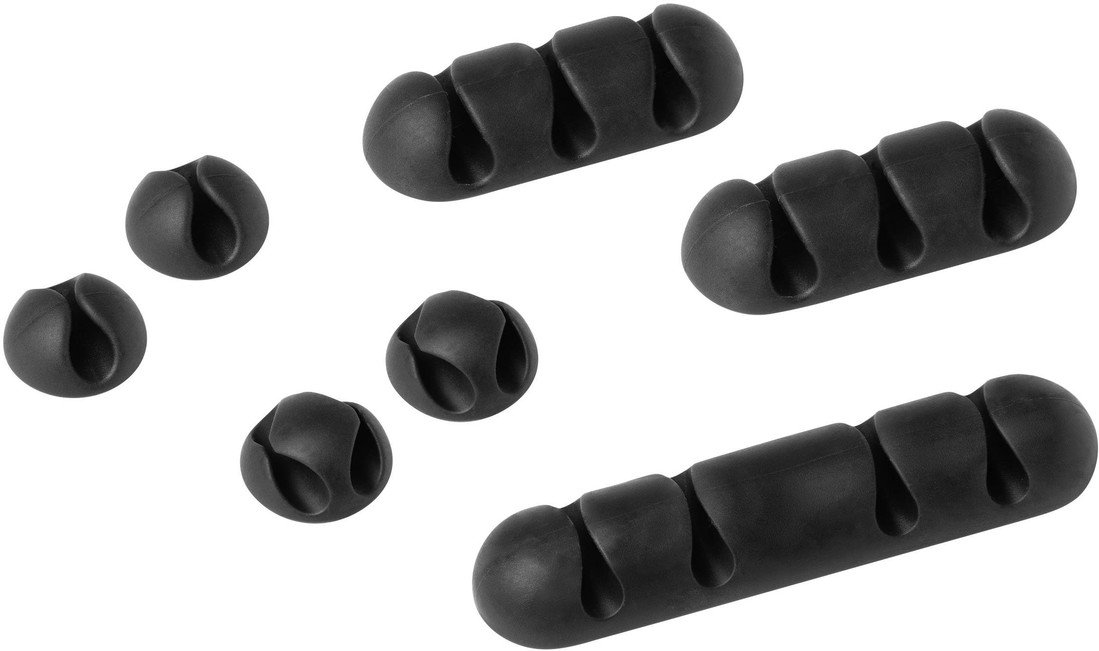 Durable sada kabelových klipů CAVOLINE® CLIP MIX 504137 7 ks grafit