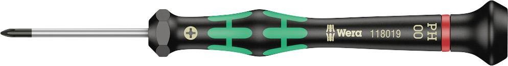 Wera 2050 05118019001 pro elektroniku a jemnou mechaniku křížový šroubovák PH 00 Délka dříku: 40 mm