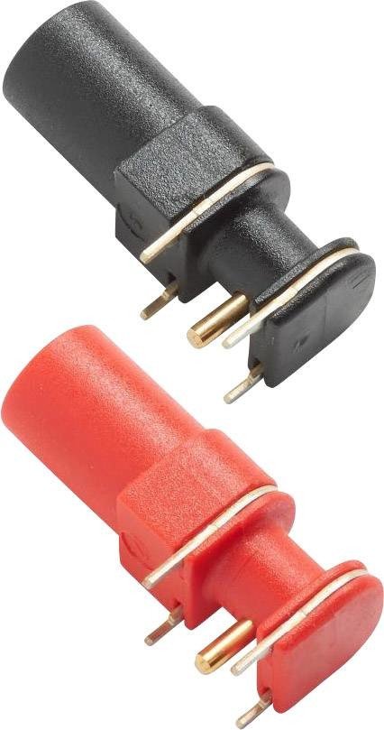 Pomona Electronics 73099-2 R / A 4 MM bezpečnosti zásuvka pro DPS  červená