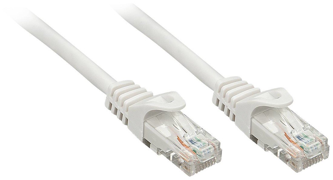 LINDY 48165 RJ45 síťové kabely, propojovací kabely CAT 6 U/UTP 5.00 m šedá  1 ks