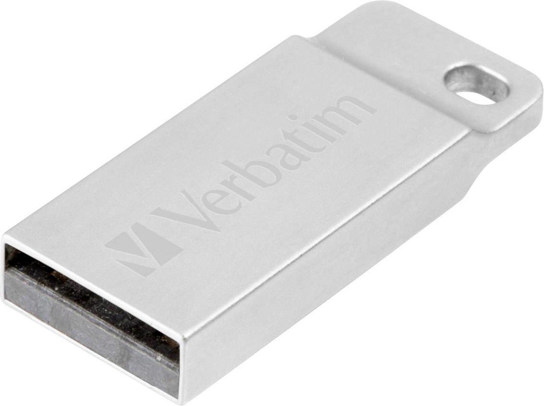 Verbatim Metall-Gehäuse USB flash disk 32 GB stříbrná 98749 USB 2.0