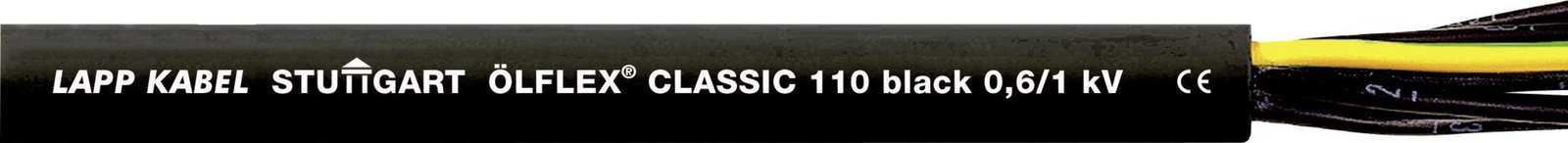 LAPP ÖLFLEX® CLASSIC BLACK 110 řídicí kabel 4 G 6 mm² černá 1120366-1 metrové zboží
