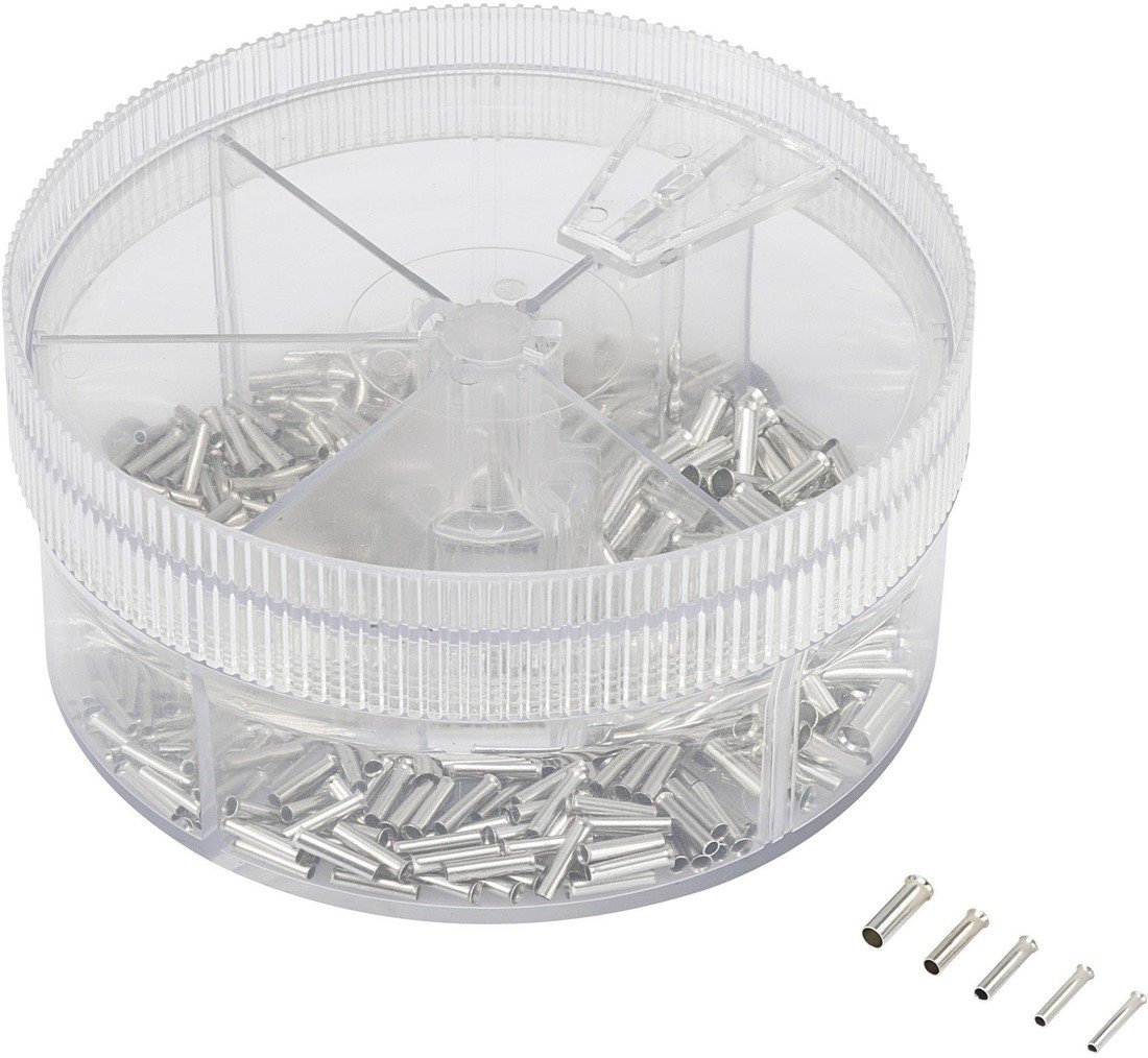 TRU COMPONENTS 739773 sada dutinek 0.50 mm² 2.50 mm² kov 500 ks
