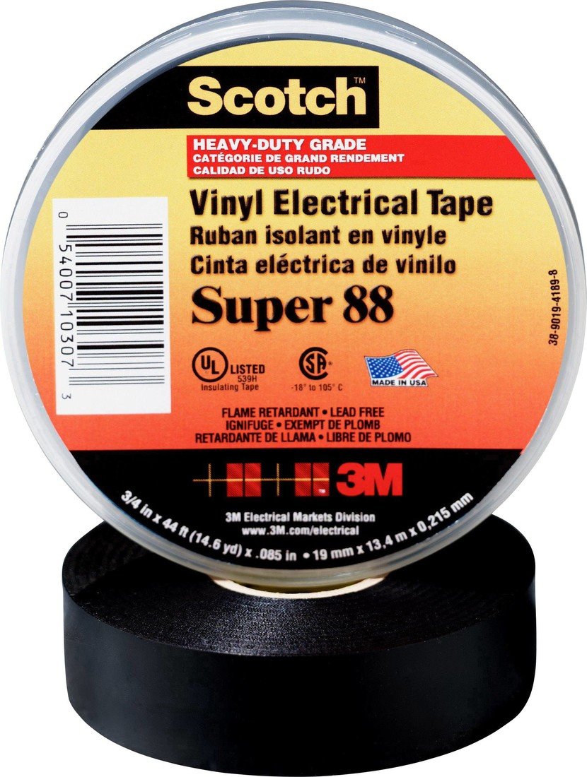 Scotch  SUPER88-19X20-B izolační páska Scotch® černá (d x š) 20 m x 19 mm 1 ks