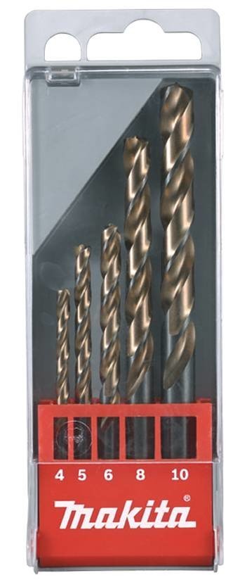 Makita D-30508 HSS sada spirálových vrtáku do kovu 5dílná      1 sada