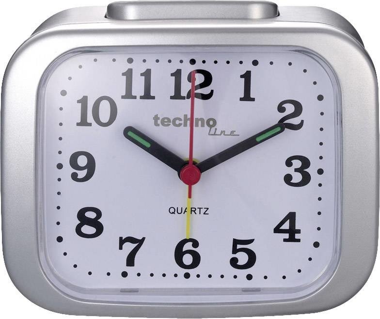 Techno Line  Model XL silber  Quartz  budík  stříbrná  časů buzení 1    1 čas časovače