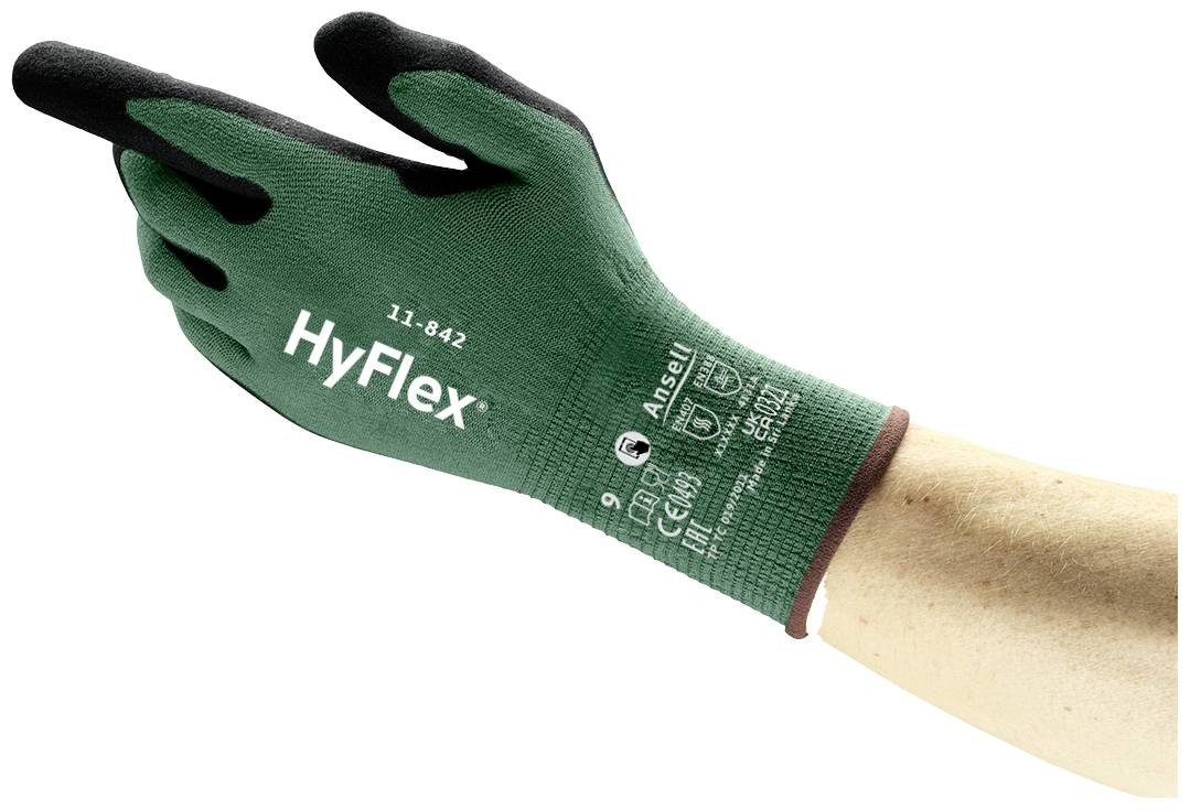 Ansell HyFlex® 11842100 nylon, Spandex® pracovní rukavice  Velikost rukavic: 10 EN 388:2016, EN ISO 21420:2020, EN 407  1 pár