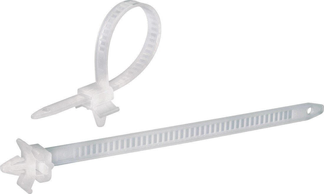 TRU COMPONENTS 1592899 TC-PHV150203 stahovací pásky 150 mm 7.90 mm přírodní s rozpěrnou kotvou 100 ks