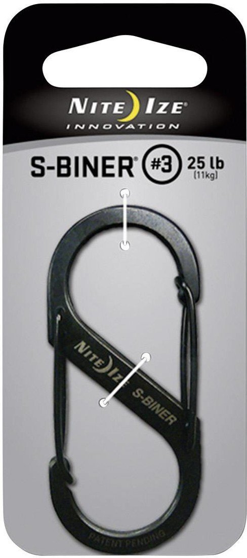 NITE Ize NI-SB3-03-01 karabina  S-Biner Gr. 3  67 mm x 29 mm  1 ks