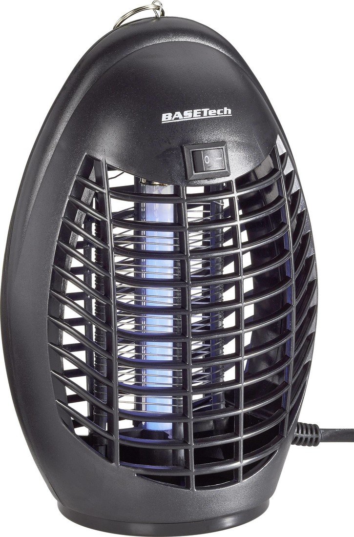 Basetech    UV insect catcher    1359485    UV světlo, mřížka pod napětím    UV lapač hmyzu    4 W    (š x v x h) 155 x 230 x 100 mm    černá    1 ks