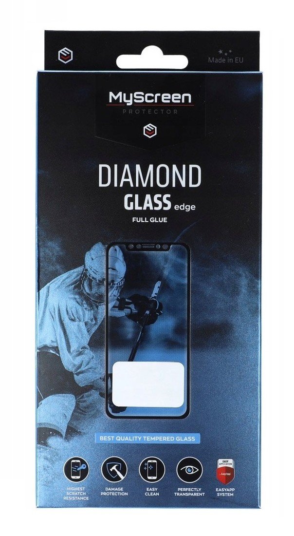 Tvrzené sklo MyScreen iPhone 13 Pro Max DIAMOND FullGlue černé 96005