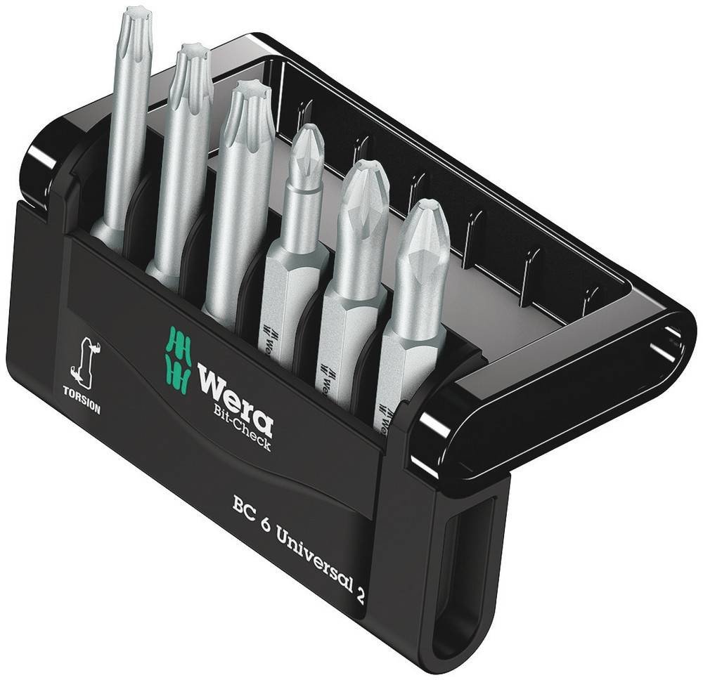 Wera Bit-Check 6 V Universal 1 05056478001 sada bitů 6dílná vnitřní čtyřhran torzní zóna