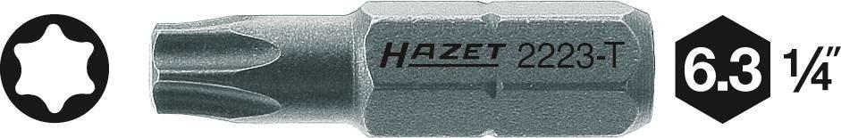 Hazet  2223-T8 bit Torx T 8 Speciální ocel   C 6.3 1 ks