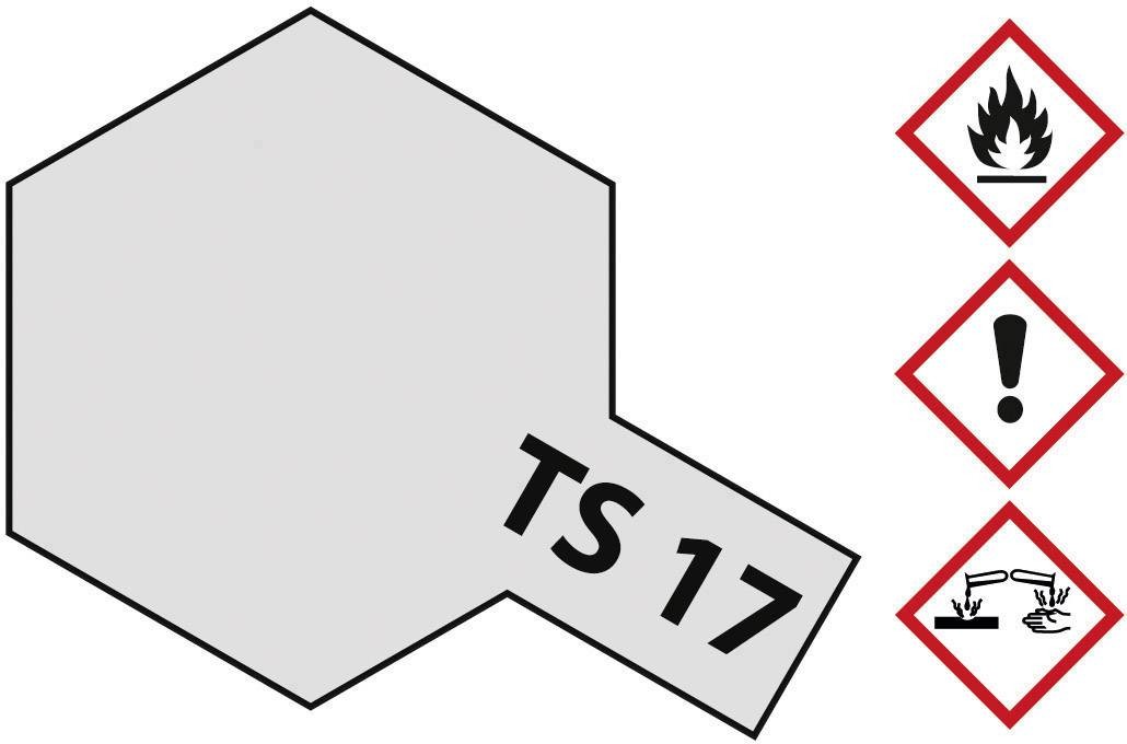 Tamiya akrylová barva hliník, stříbrná TS-17 nádoba se sprejem 100 ml