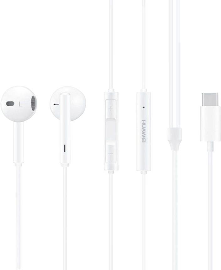 HUAWEI CM33  In Ear Headset kabelová  bílá  regulace hlasitosti