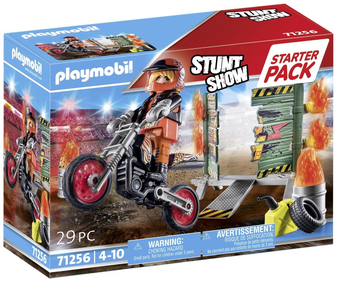 Playmobil® Stuntshow Startovací balíček Stuntshow motocykl s ohniště 71256