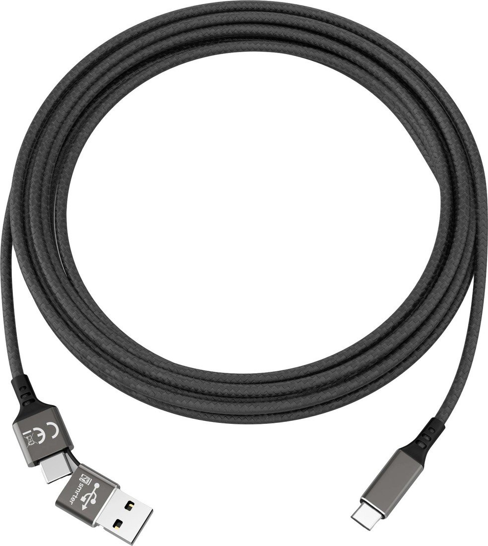 Smrter USB kabel USB 2.0 USB-C ® zástrčka, USB-C ® zástrčka 1.00 m   SMRTER_SPEEDY_C_BK