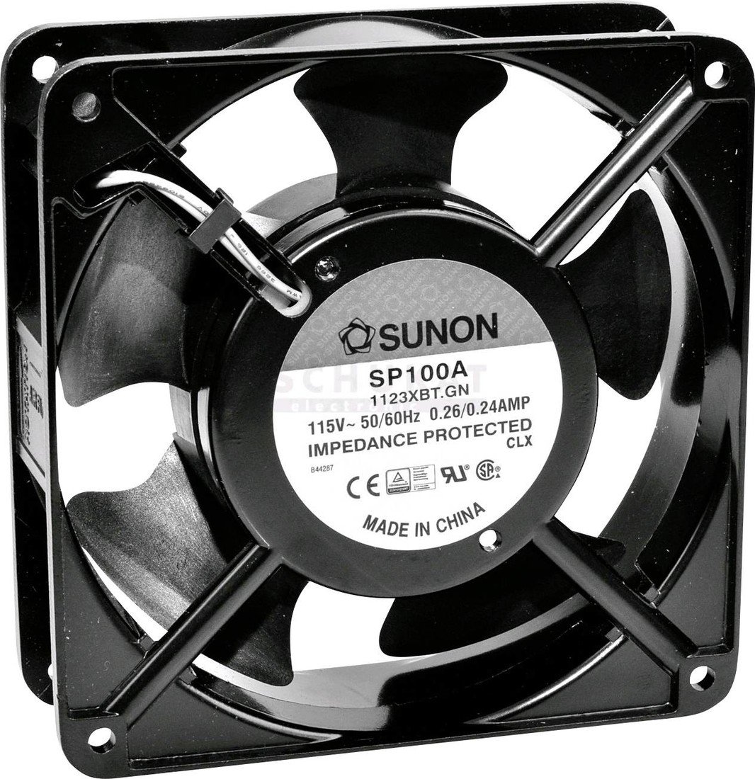 Sunon DP200A2123XBT axiální ventilátor 230 V/AC 164.76 m³/h (d x š x v) 120 x 120 x 38 mm