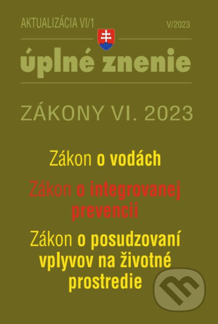 Aktualizácia VI/1 - životné prostredie, odpadové a vodné hospodárstvo - Poradca s.r.o.