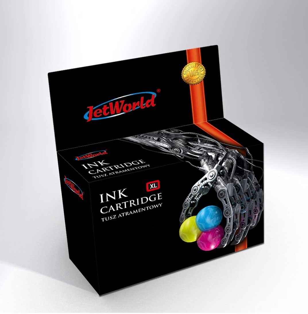 Ink Cartridge JetWorld  Tri-Color CANON CL 41 remanufactured (indicates the ink level) 0617B001