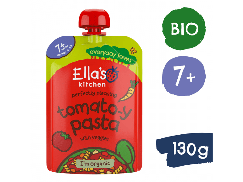 Ella's Kitchen BIO Rajčatové těstoviny se zeleninou (130 g)