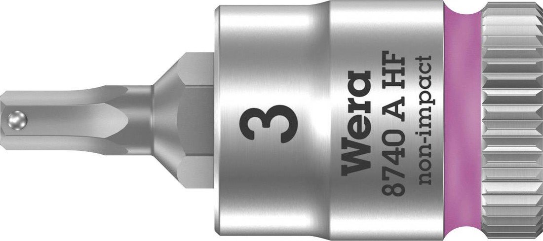 Wera 8740 A 05003332001 inbus nástrčný klíč  3 mm     1/4