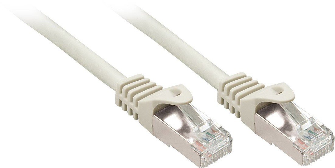 LINDY 48394 RJ45 síťové kabely, propojovací kabely CAT 5e F/UTP 5.00 m šedá s ochranou 1 ks